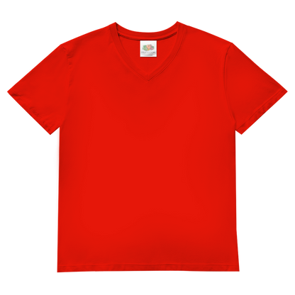 Durchgeknallt und verwildert Bier Mittelfinger Waschbär - Herren V-Neck T-Shirt Red