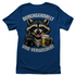Durchgeknallt und verwildert Bier Mittelfinger Waschbär - Damen T-Shirt Royal Blue