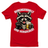 Durchgeknallt und verwildert Bier Mittelfinger Waschbär - Damen T-Shirt Red