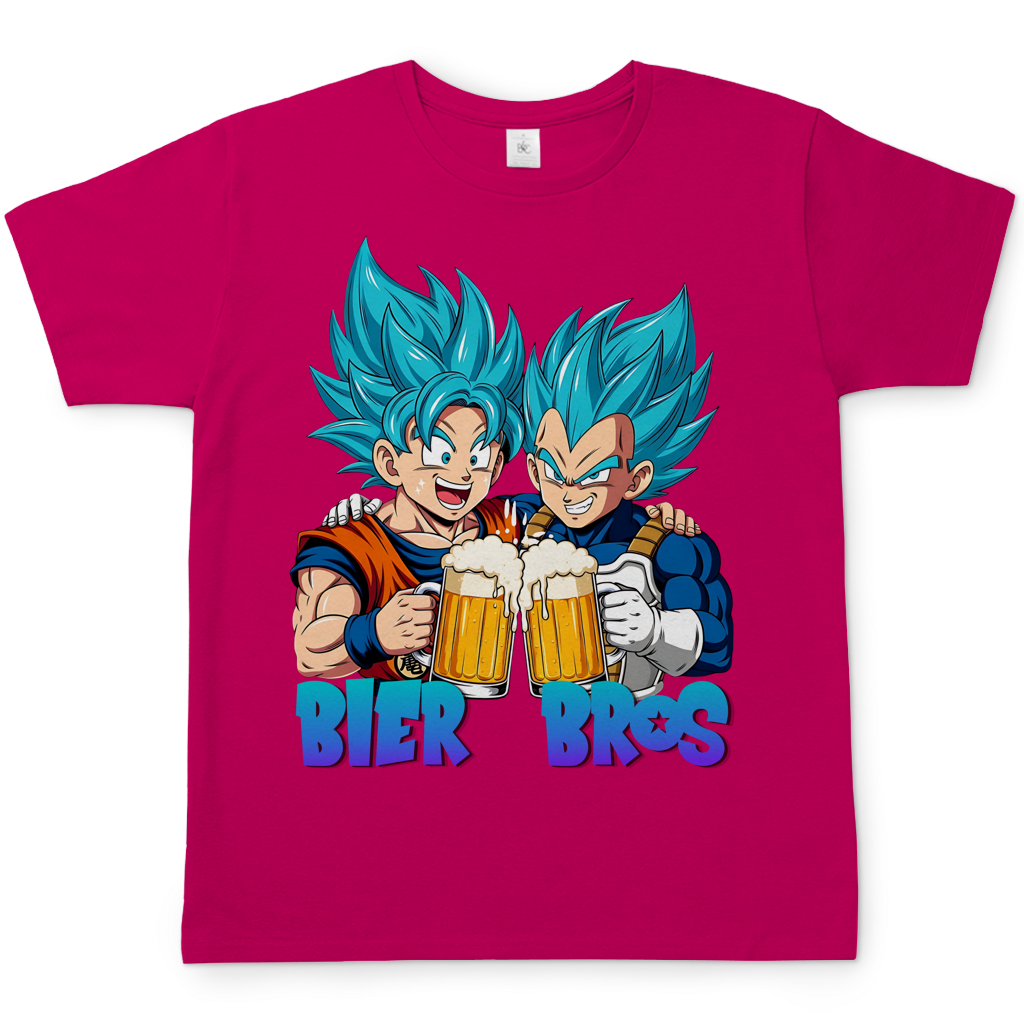 Bier Bros Goku Vegeta - Herren T-Shirt Sorbet