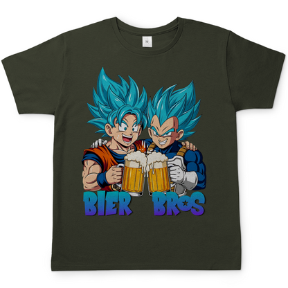 Bier Bros Goku Vegeta - Herren T-Shirt Urban Khaki