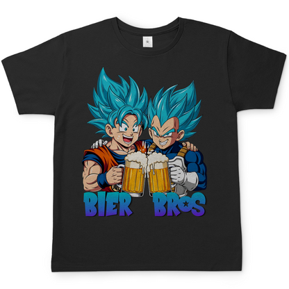 Bier Bros Goku Vegeta - Herren T-Shirt Black