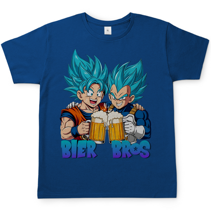 Bier Bros Goku Vegeta - Herren T-Shirt Royal Blue
