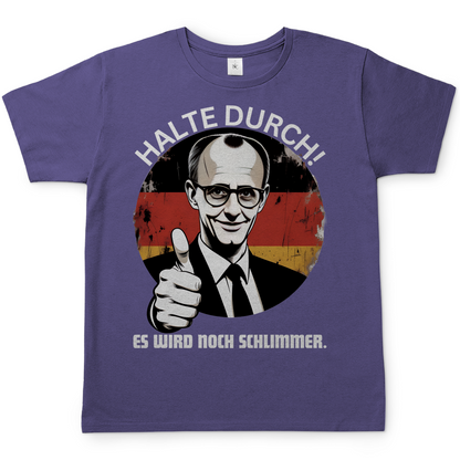Halte durch! Es wird noch schlimmer - Herren T-Shirt Millennial Lilac