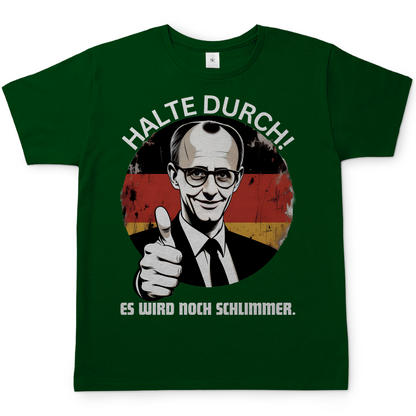 Halte durch! Es wird noch schlimmer - Herren T-Shirt Bottle Green