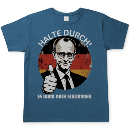 Halte durch! Es wird noch schlimmer - Herren T-Shirt Stone Blue