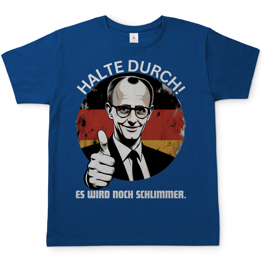Halte durch! Es wird noch schlimmer - Herren T-Shirt Royal Blue