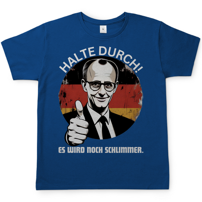 Halte durch! Es wird noch schlimmer - Herren T-Shirt Royal Blue