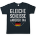 Gleiche Scheisse anderer Tag - Herren T-Shirt Dark Grey Solid