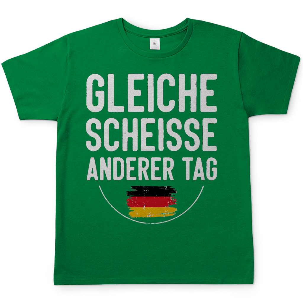 Gleiche Scheisse anderer Tag - Herren T-Shirt Kelly Green