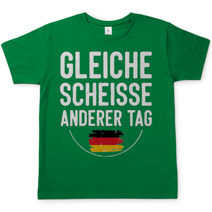 Gleiche Scheisse anderer Tag - Herren T-Shirt Kelly Green