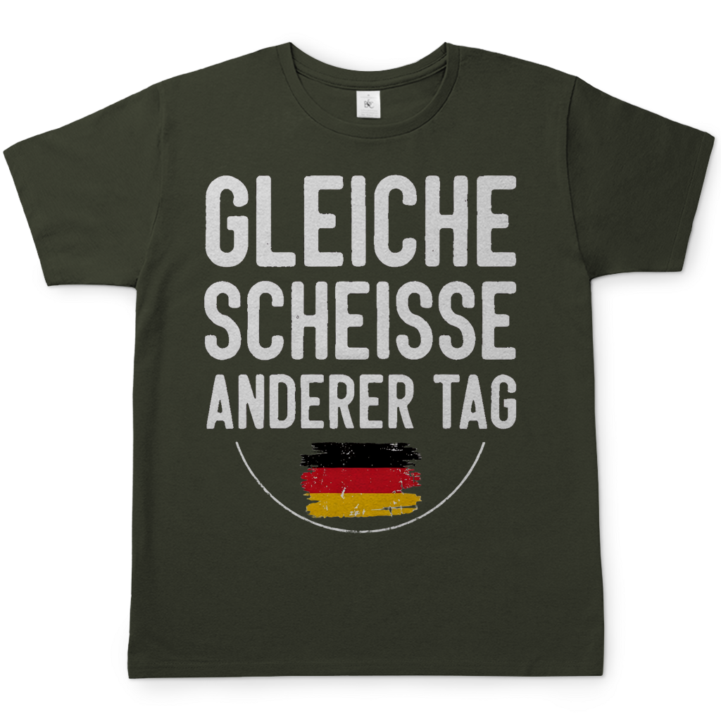 Gleiche Scheisse anderer Tag - Herren T-Shirt Urban Khaki