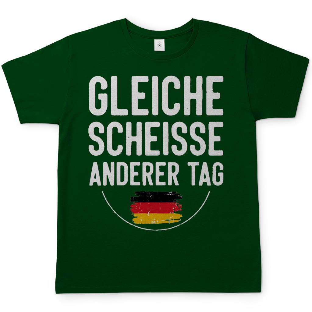 Gleiche Scheisse anderer Tag - Herren T-Shirt Bottle Green