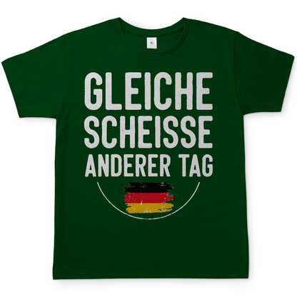 Gleiche Scheisse anderer Tag - Herren T-Shirt Bottle Green
