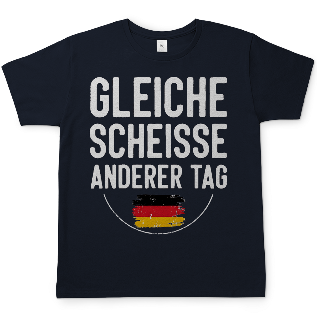 Gleiche Scheisse anderer Tag - Herren T-Shirt Navy