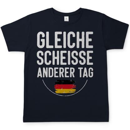 Gleiche Scheisse anderer Tag - Herren T-Shirt Navy