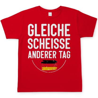 Gleiche Scheisse anderer Tag - Herren T-Shirt Red