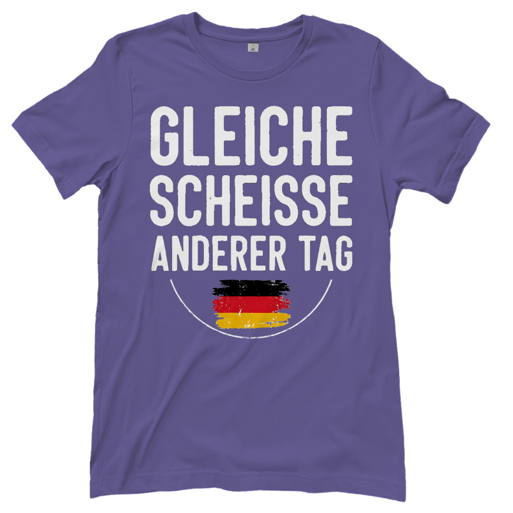 Gleiche Scheisse anderer Tag - Damen T-Shirt Millennial Lilac