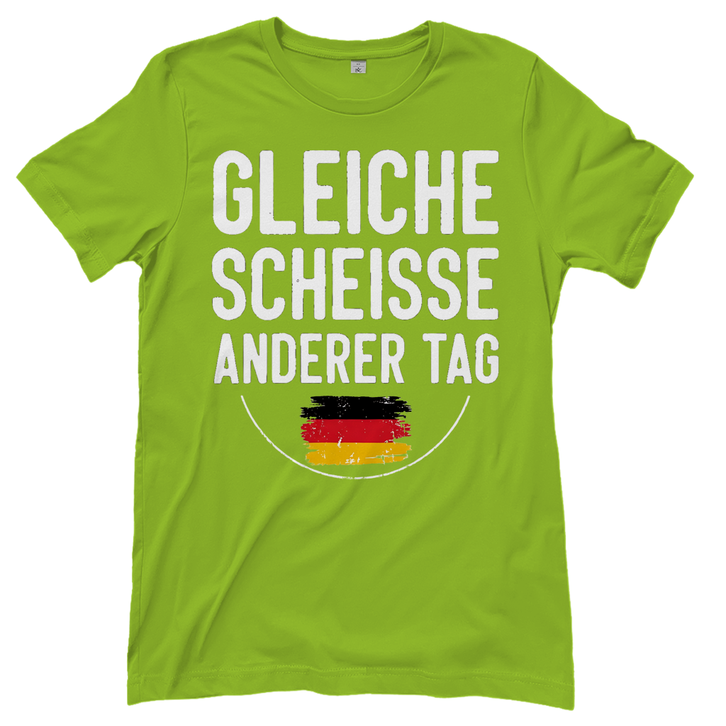 Gleiche Scheisse anderer Tag - Damen T-Shirt Orchid Green