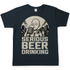 Serious Beer Drinking One Punch Man Saitama Bier - Herren T-Shirt Dark Grey Solid