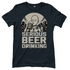 Serious Beer Drinking One Punch Man Saitama Bier - Damen T-Shirt Dark Grey Solid
