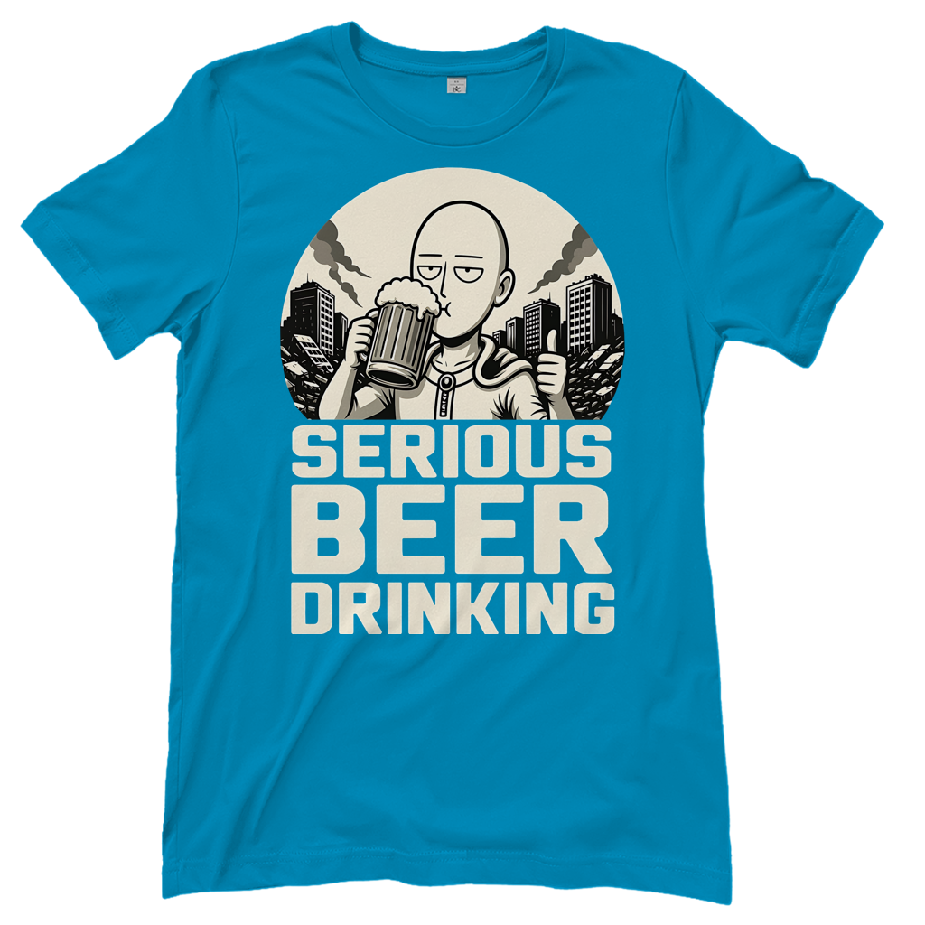 Serious Beer Drinking One Punch Man Saitama Bier - Damen T-Shirt Atoll