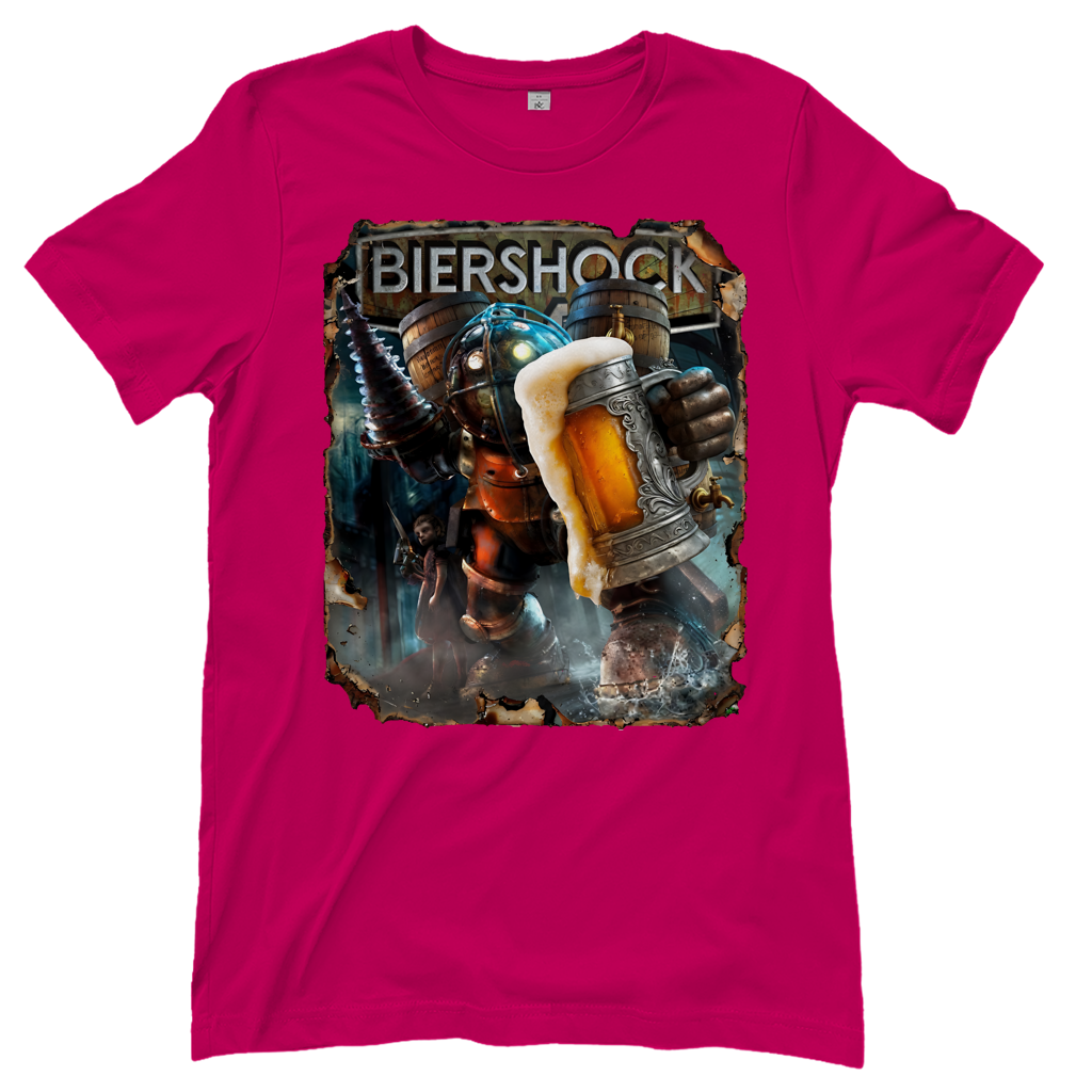 Biershock Bioshock Big Bier Daddy - Damen T-Shirt Sorbet