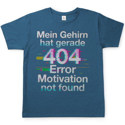 Mein Gehirn hat gerade 404 Error motivation not found - Herren T-Shirt Stone Blue