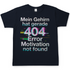 Mein Gehirn hat gerade 404 Error motivation not found - Herren T-Shirt Navy