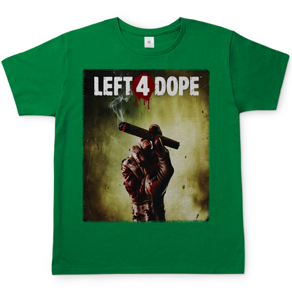 Left 4 Dope Left 4 Dead Zombie Joint Weed - Herren T-Shirt Kelly Green