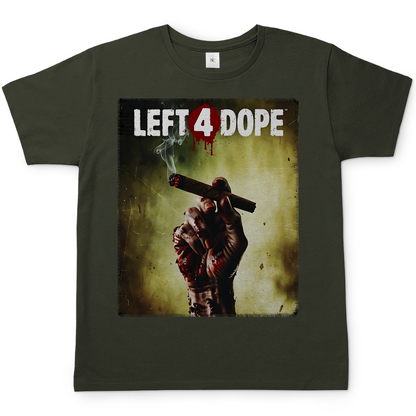 Left 4 Dope Left 4 Dead Zombie Joint Weed - Herren T-Shirt Urban Khaki