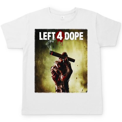 Left 4 Dope Left 4 Dead Zombie Joint Weed - Herren T-Shirt White
