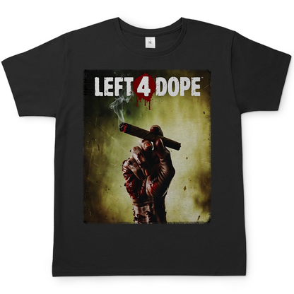Left 4 Dope Left 4 Dead Zombie Joint Weed - Herren T-Shirt Black