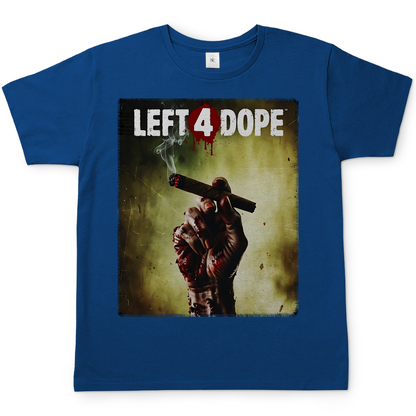 Left 4 Dope Left 4 Dead Zombie Joint Weed - Herren T-Shirt Royal Blue