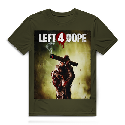 Left 4 Dope Left 4 Dead Zombie Joint Weed - Herren Premium Bio T-Shirt Khaki