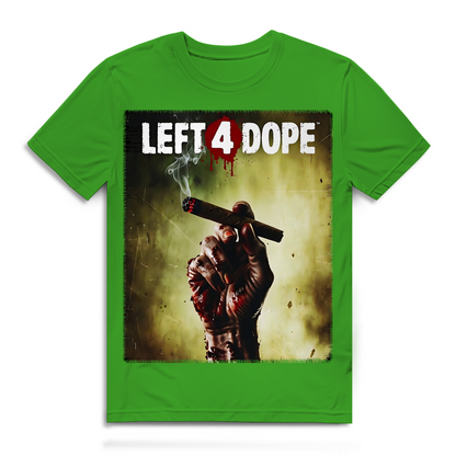 Left 4 Dope Left 4 Dead Zombie Joint Weed - Herren Premium Bio T-Shirt Real Green