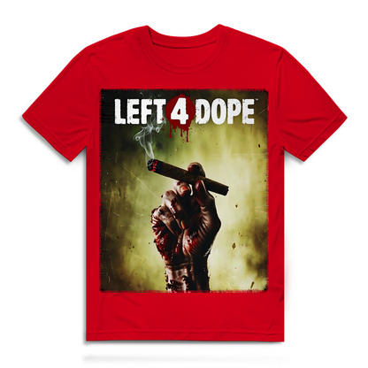 Left 4 Dope Left 4 Dead Zombie Joint Weed - Herren Premium Bio T-Shirt Red