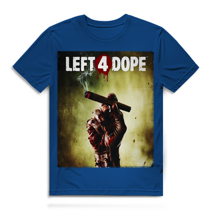 Left 4 Dope Left 4 Dead Zombie Joint Weed - Herren Premium Bio T-Shirt Royal Blue