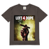 Left 4 Dope Left 4 Dead Zombie Joint Weed - Herren V-Neck T-Shirt Light Graphite Solid