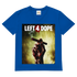 Left 4 Dope Left 4 Dead Zombie Joint Weed - Herren V-Neck T-Shirt Royal Blue