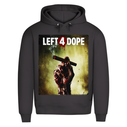Left 4 Dope Left 4 Dead Zombie Joint Weed - Herren Premium Bio Hoodie Asphalt