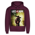 Left 4 Dope Left 4 Dead Zombie Joint Weed - Herren Premium Bio Hoodie Burgundy