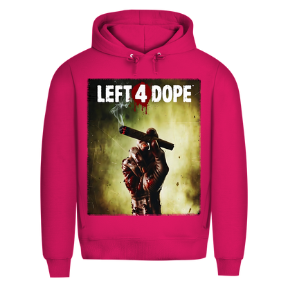 Left 4 Dope Left 4 Dead Zombie Joint Weed - Herren Premium Bio Hoodie Magenta Pink