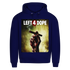 Left 4 Dope Left 4 Dead Zombie Joint Weed - Herren Premium Bio Hoodie Navy Blue
