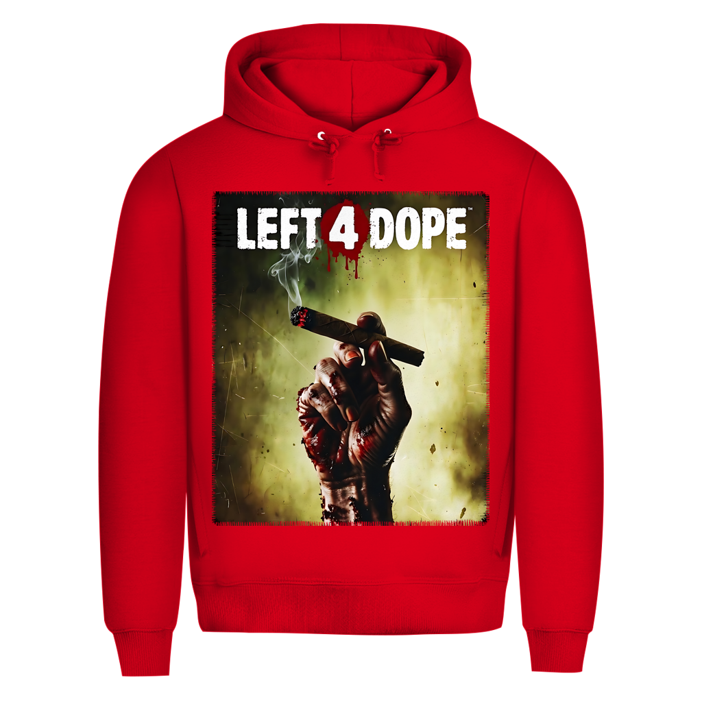 Left 4 Dope Left 4 Dead Zombie Joint Weed - Herren Premium Bio Hoodie Red