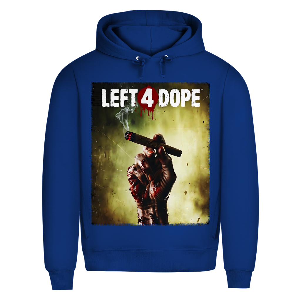 Left 4 Dope Left 4 Dead Zombie Joint Weed - Herren Premium Bio Hoodie Royal