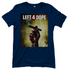 Left 4 Dope Left 4 Dead Zombie Joint Weed - Damen T-Shirt Navy