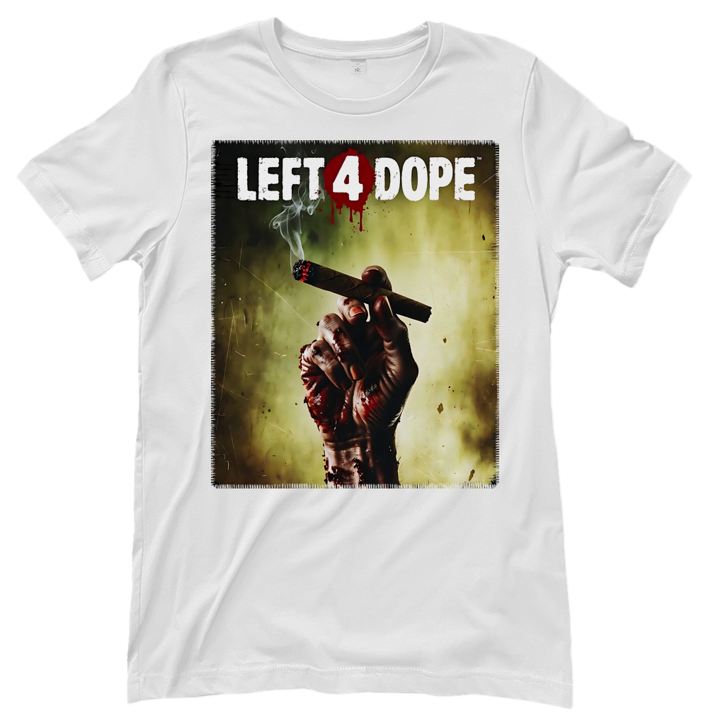 Left 4 Dope Left 4 Dead Zombie Joint Weed - Damen T-Shirt White