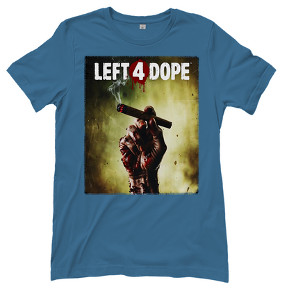Left 4 Dope Left 4 Dead Zombie Joint Weed - Damen T-Shirt Stone Blue