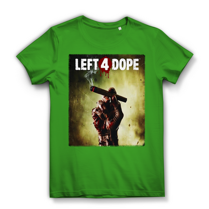 Left 4 Dope Left 4 Dead Zombie Joint Weed - Damen Premium Bio T-Shirt Real Green
